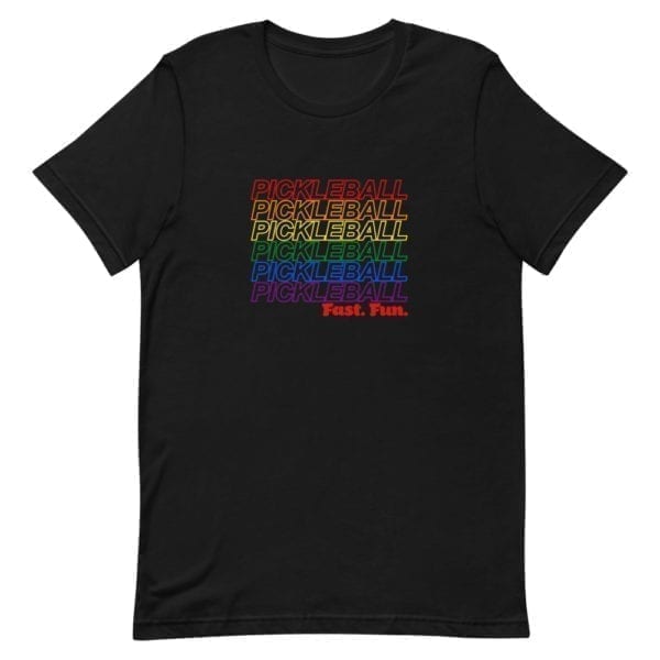 Click to buy Rainbow Pickleball Men's Shirt