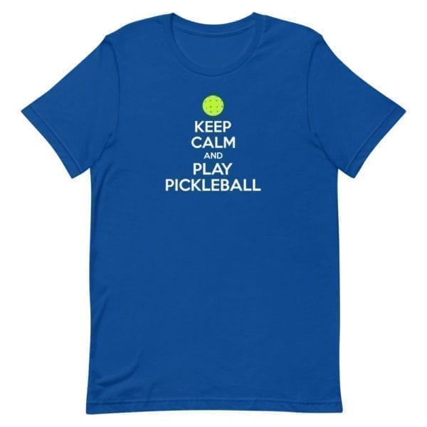 Keep Calm and Play Pickleball Unisex - Bite Size Pickleball Tees