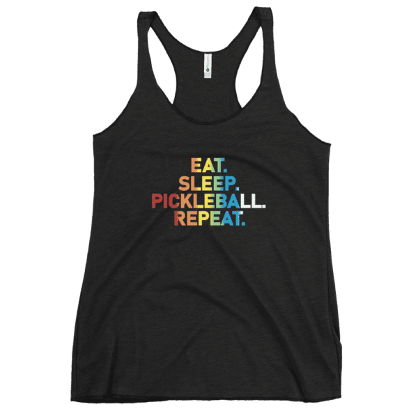 Click to buy this Eat Sleep Pickleball Tank for Women