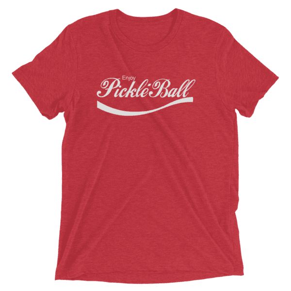 Click to buy this Enjoy Pickleball Tri-Blend Unisex Tee