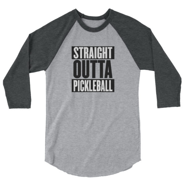 Click to buy Straight Outta Pickleball Unisex Raglan