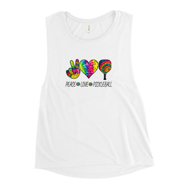 Click to buy Peace Love Pickleball Tank for Women