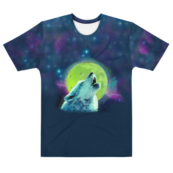 Click to buy Wolf Howling at Pickleball Moon Unisex