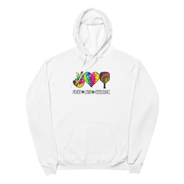 Click to buy Peace Love Pickleball Unisex Hoodie