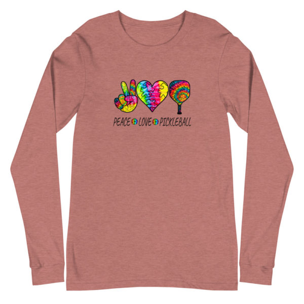 Click to buy this Peace Love Pickleball Long Sleeve Shirt