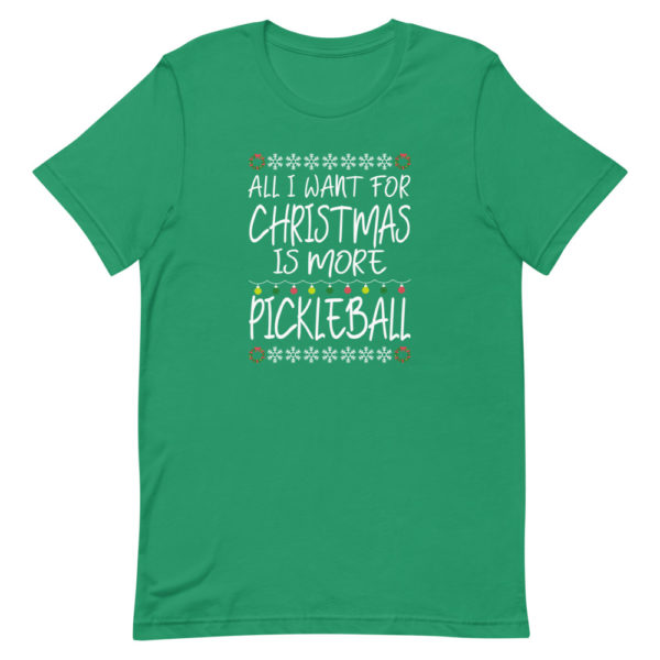 Click to buy this Christmas Unisex Pickleball Gift Tee