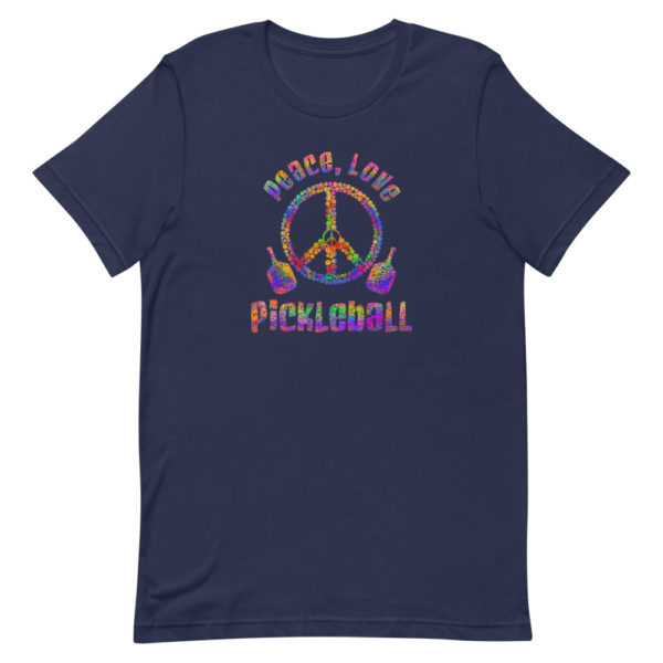 Click to buy this Peace Love Pickleball shirt