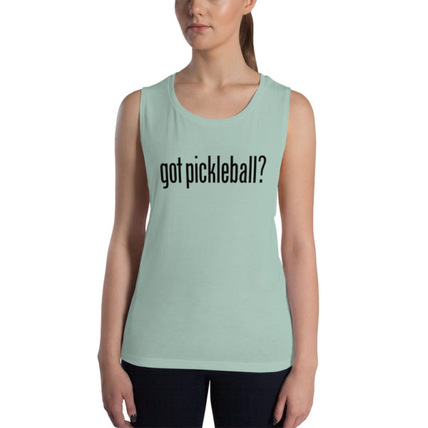 Click to buy Ladies Got Pickleball Muscle Tank