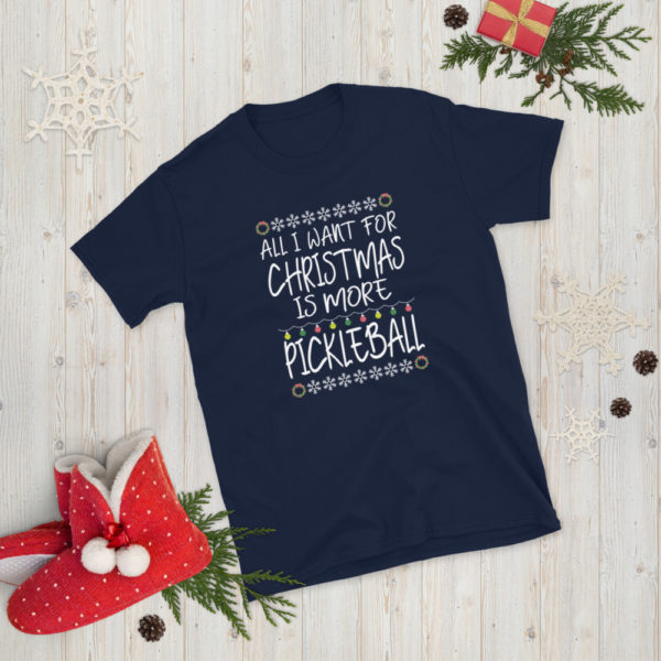 click to buy Christmas Pickleball Gift Unisex Tee